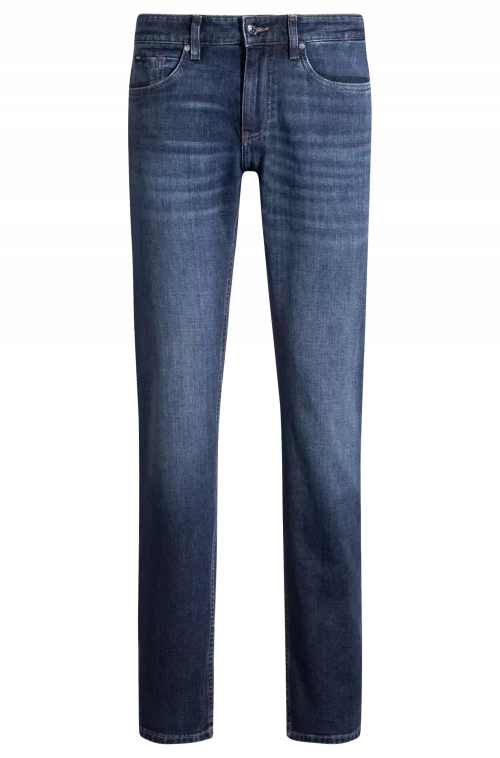 Jean Denim Denim Moustache Bleu Moyen