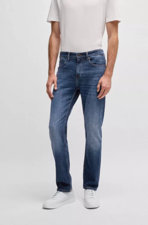 Jean Denim Denim Moustache Bleu Moyen – Image 3