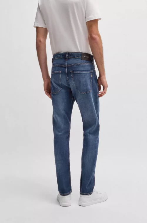 Jean Denim Denim Moustache Bleu Moyen – Image 4