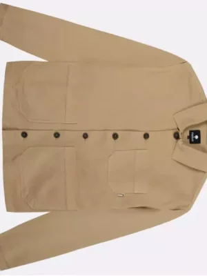Veste Ville Veste Peintre Coton 2pp Beige Moyen