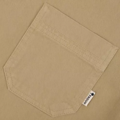 Veste Ville Veste Peintre Coton 2pp Beige Moyen – Image 3