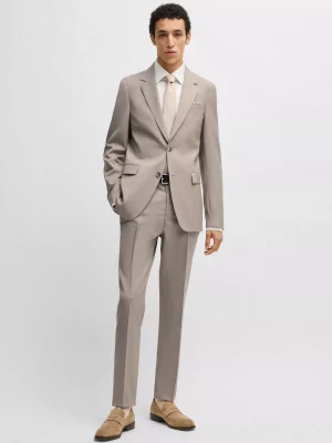Costume 2 Pieces Fil A Fil Beige Clair
