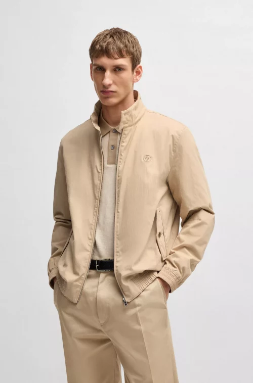 Grosse Piece Blouson Teddy Coton Beige Clair – Image 2
