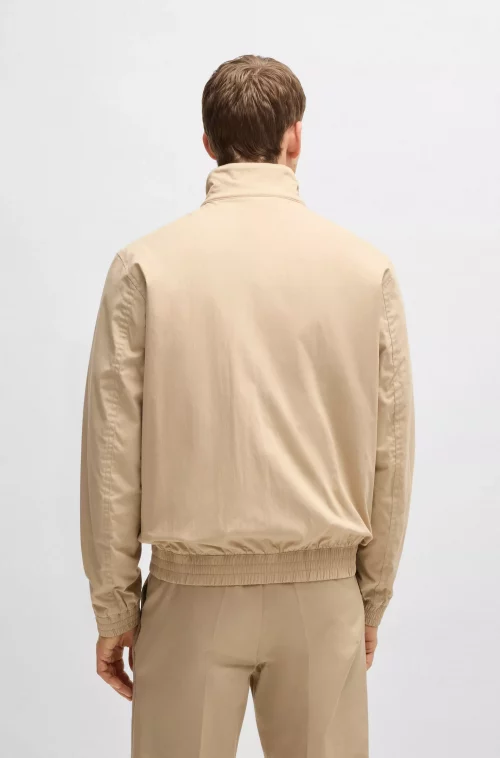 Grosse Piece Blouson Teddy Coton Beige Clair – Image 3