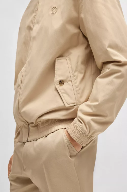 Grosse Piece Blouson Teddy Coton Beige Clair – Image 5