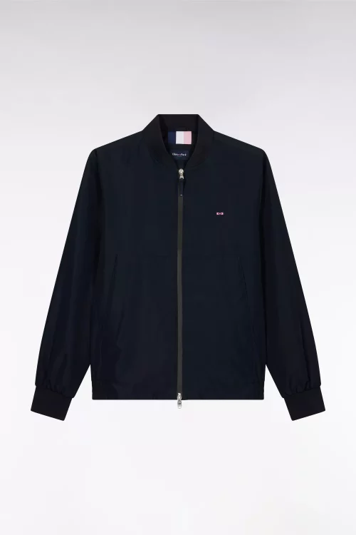 Grosse Piece Blouson Nylon Semi-elastique Bleu Fonce