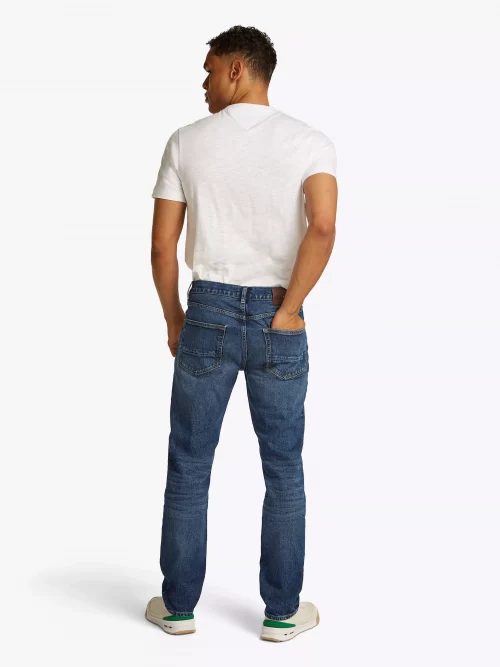 Jean Denim Denton Indigo Delave Bleu Moyen – Image 4