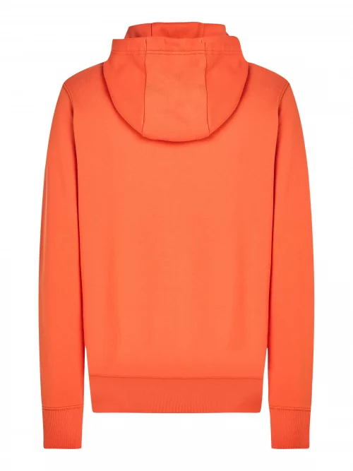 Pull Sweat  French Terry Enfilable Capuche Orange Moyen – Image 4